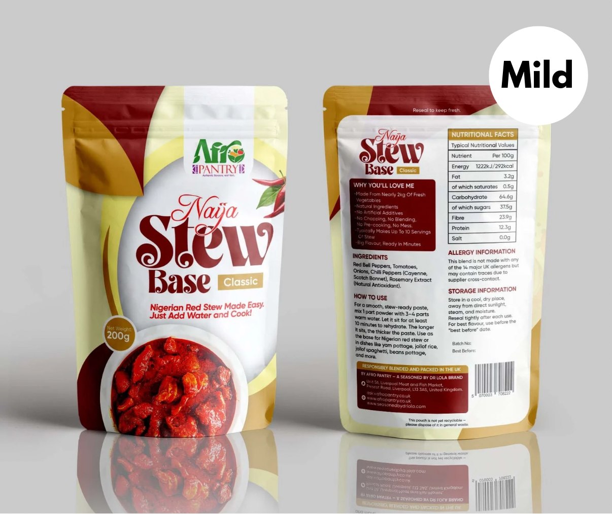 Naija Tomato Stew Base - Classic Mild