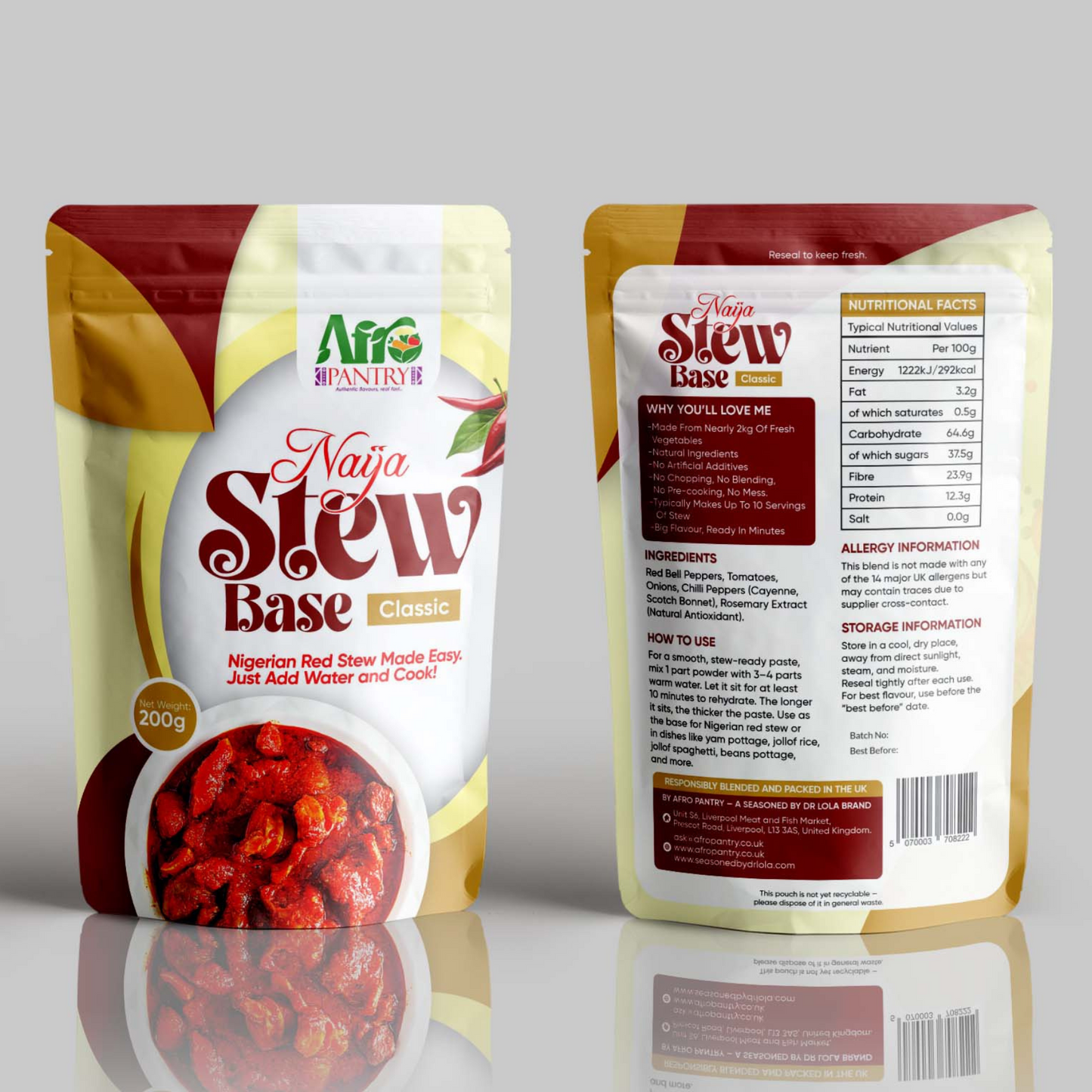 Naija Tomato Stew Base - Classic